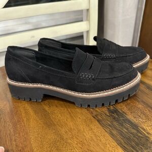 Jellypop Penny‎ Loafer Women's 6.5 Paris Mini Lug Vegan Suede